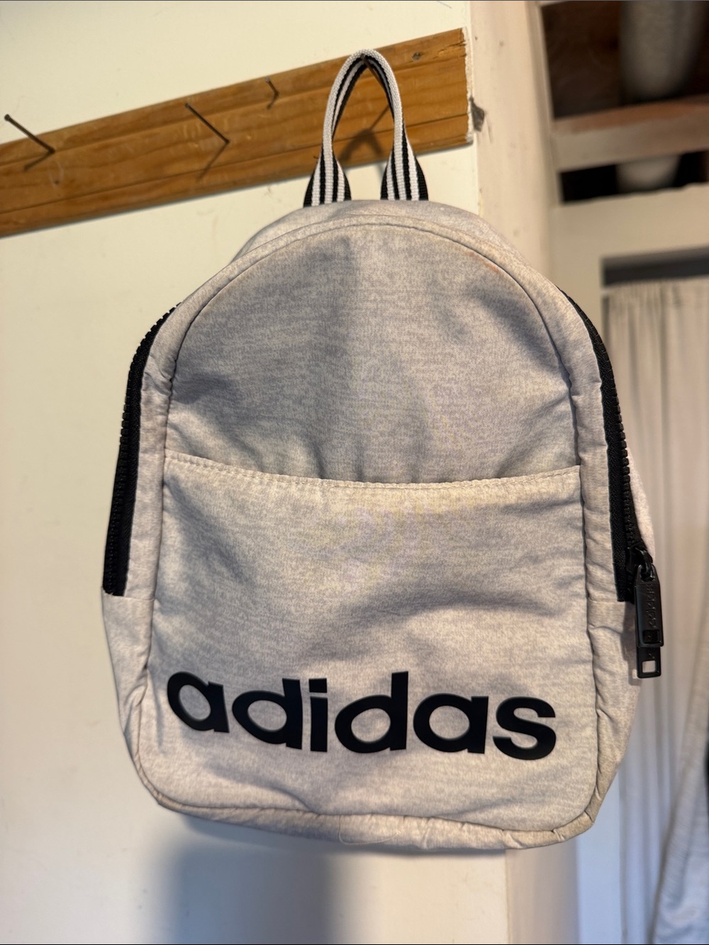 Adidas Light Grey Mini Backpack
